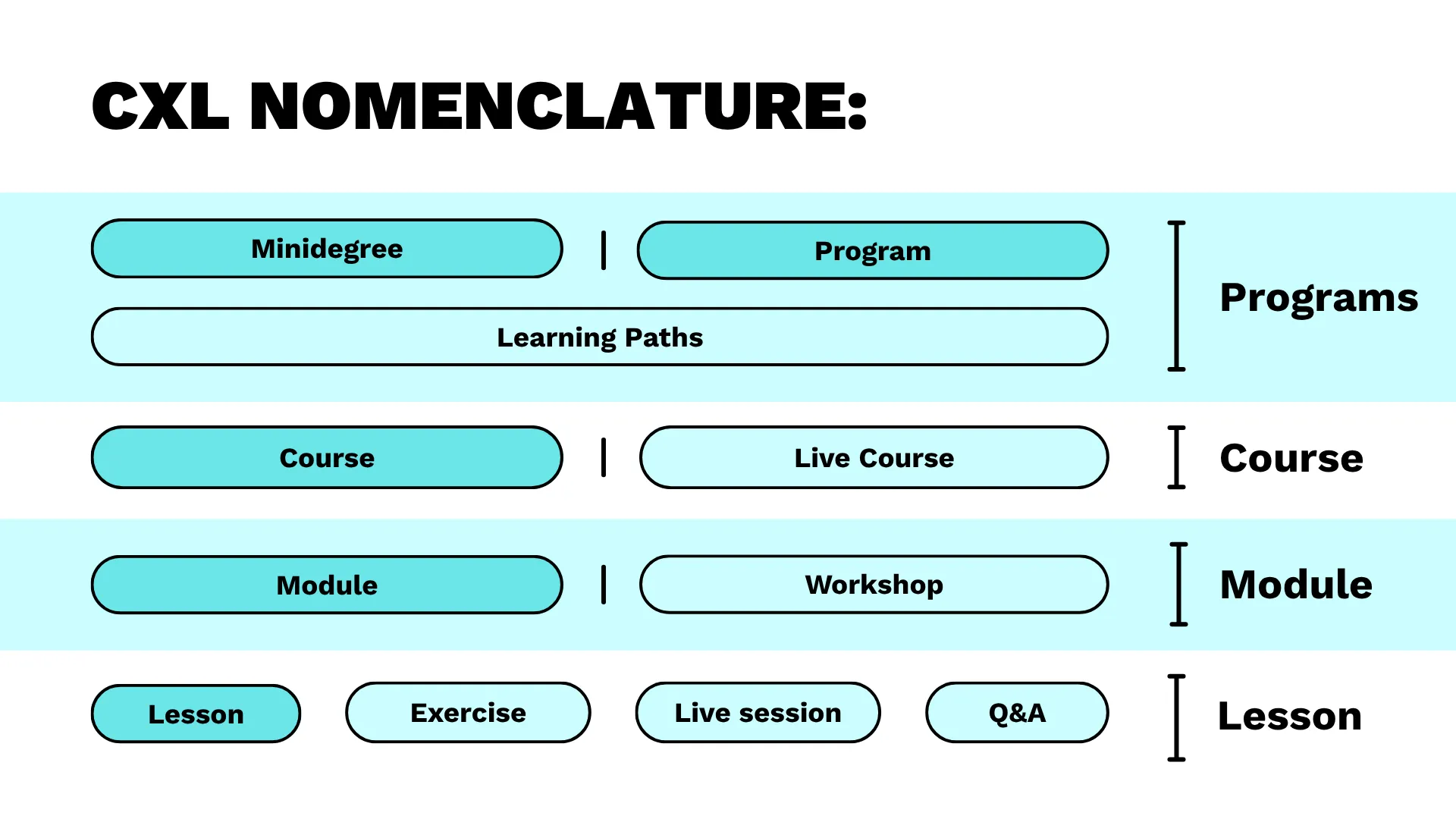CXL Nomenklatur – skalierbare Content-Systeme